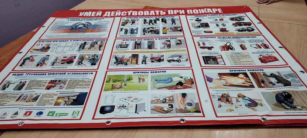 Интерьерная печать на баннере